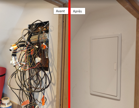 mise aux norme tableau électrique suite a une incendie électrique